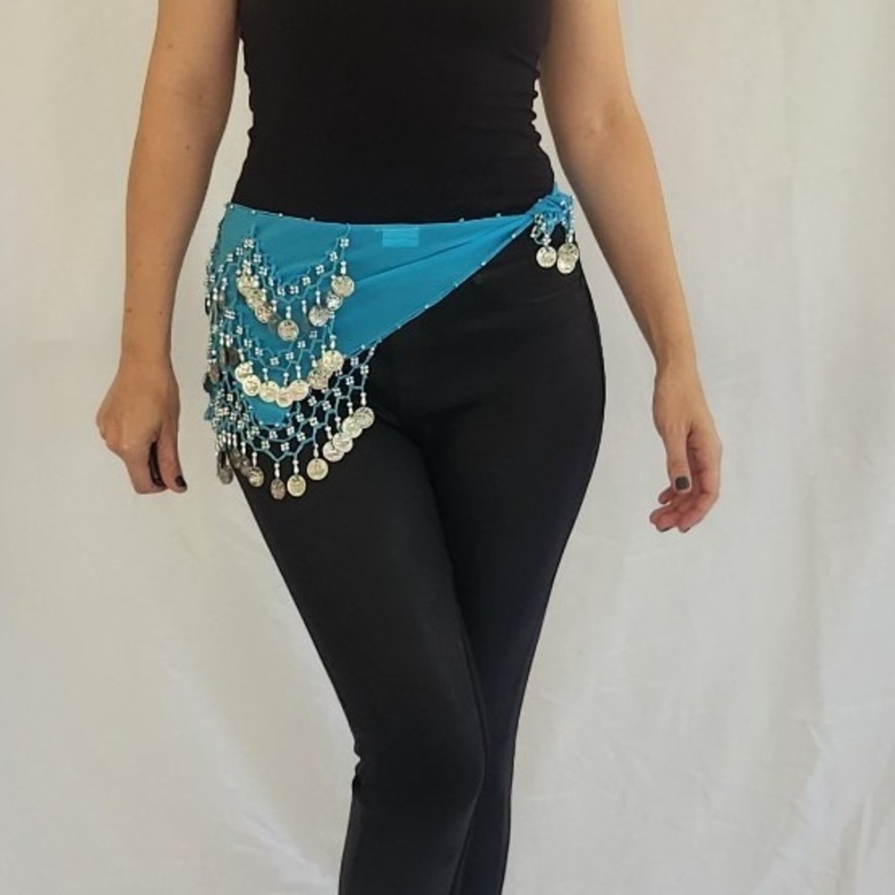 Blue and Silver Jingly Wrap